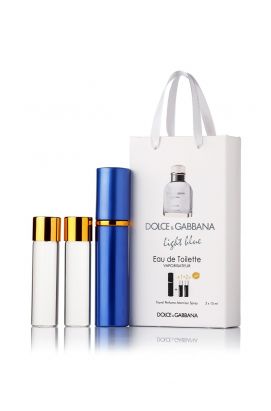 Мини-парфюм с феромонами Dolce& Gabbana Light Blue Men 3*15 Ml