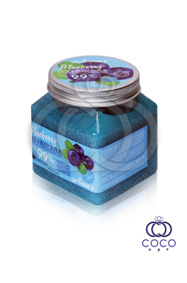Солевой скраб для лица и тела Blueberry Face & Body Scrub 99%  500 G