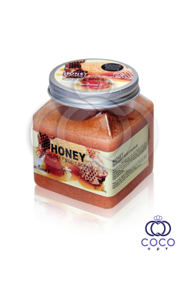 Солевой скраб для тела Honey Sherbet Body Scrub 99% с медом 500 G