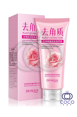 Гель-пилинг Bioaqua Exfoliating Rose Moisturizing Cleanser с экстрактом розы 120 g