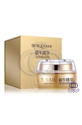 Крем для лица Bioaqua Snail Repair Lubrication Essence Cream с муцином улитки 50 гр