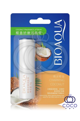 Гигиеническая помада с кокосом от Bioaqua Charming Coconut  Lip Balm БЕЗ УПАКОВКИ
