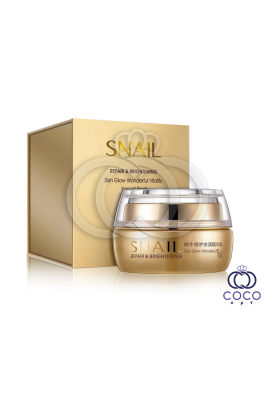 Крем для лица Bioaqua Snail Repair & Brightening с муцином улитки 50g