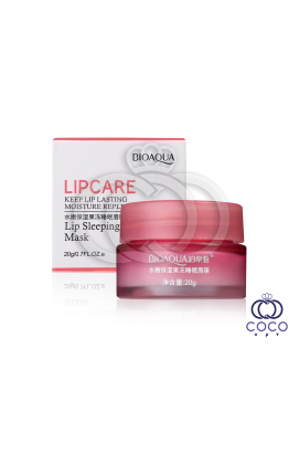 Маска для губ ночная Bioaqua Lip Sleeping Mask с экстрактом клубники