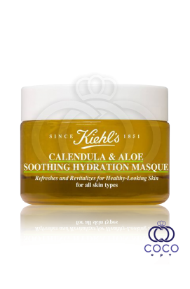 Успокаивающая и увлаждняющая маска для лица с календулой и алоэ Kiehl`s Calendula & Aloe Soothing Hydration Masque 100 Ml