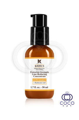 Интенсивный концентрат против морщин с 12,5% витамина С kiehl`s Powerful-Strenght Line-Reducing Concentrate 50 Ml