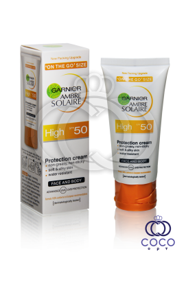 Солнцезащитный крем Garnier Ambre Solaire High SPF 50