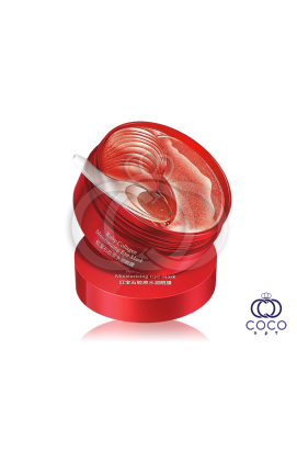 Патчи гидрогелевые для кожи вокруг глаз Veze Ruby Collagen Moisturizing Eye Mask с каррагинаном и аллантоином 60 шт 80 G