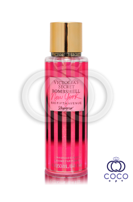 Парфюмированный мист для тела Victoria`s Secret Bombshell New York 650 fifth avenue  Shimmer с шиммером 250 мл