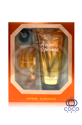 Подарочный набор лосьон и спрей 2 в 1 Victoria's Secret Amber Romance 125 мл