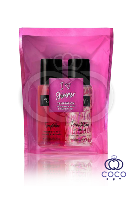 Подарочный набор Victoria`s Secret I Love Shimmer Temptation ( Мист и Спрей-Шиммер)