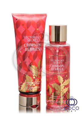 Парфюмированный набор Victoria`s Secret лосьон и спрей для тела Crimson Berries