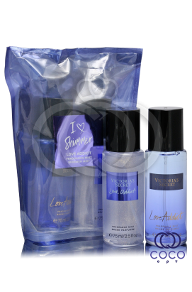 Подарочный набор Victoria`s Secret I Love Shimmer Love Addict  ( Мист и Спрей-Шиммер)