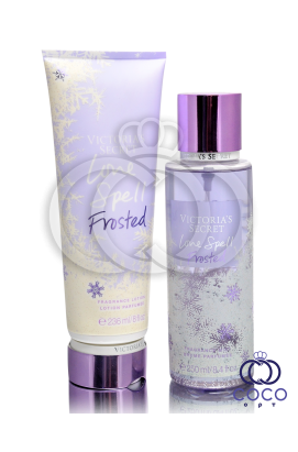 Парфюмированный набор Victoria`s Secret лосьон и спрей Love Spell Frosted