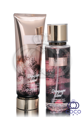 Парфюмированный набор Victoria`s Secret лосьон и спрей для тела Champagne Glow
