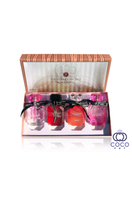 Парфюмированный подарочный набор Victoria`s Secret Bombshell (Оригинальное качество) 4*30 мл ПАКЕТ В ПОДАРОК