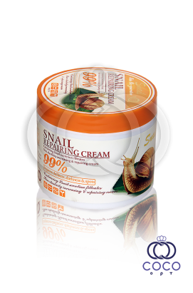 Крем для лица Wokali Snail Repairing Cream 99% с муцином улитки 115 g