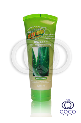 Скраб для лица Wokali Smoothing+Moisturizing Aloe Vera с экстрактом алоэ