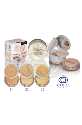 Пудра Loreal 2 в 1 ( Рассыпчатая + кушон)