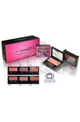 Румяна Mac Highlighter Blusher Shade палитра 6 номеров