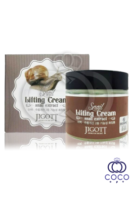 Крем для лица подтягивающий Jigott Snail Lifting Cream с экстрактом слизи улитки 70ml