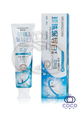 Зубна паста з перловим відбілюванням Meijiangchen Pearl Deep White Toothpaste 120g