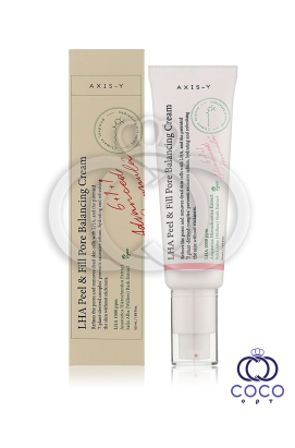 Крем для лица легкий с LHA-кислотой Axis-Y LHA Peel & Fill Pore Balancing Cream 50ml