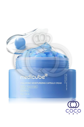 Гиалуроновый увлажняющий капсульный крем для лица Medicube Hyaluronic Moisturizing Capsule Cream 55g