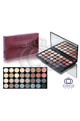 Палетка теней Flawless 2 Makeup Revolution Bordo