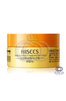 Крем для сухих участков Hiisees Soothing Vitamin E Hand and Foot Cream 50 g
