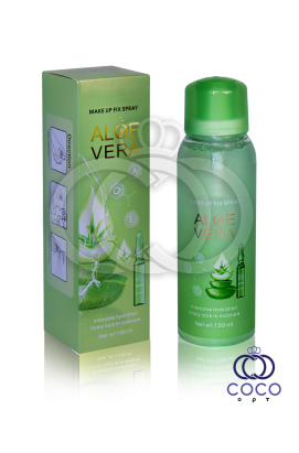 Фиксатор макияжа Make Up Fix Spray Aloe Vera с экстрактом алоэ