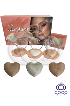 Хайлайтер Choose Love Baked Highlighter 3 шт.*13,2 гр