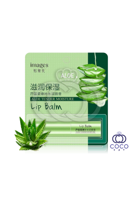 Бальзам для губ увлажняющий Images Aloe Tender Moisture с экстрактом алоэ 2.7 G БЕЗ УПАКОВКИ