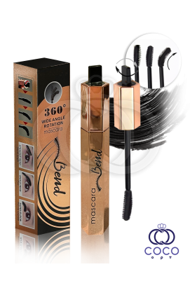 Тушь для ресниц 360 Wide Angle Rotation Mascara  с кисточкой-трансформером