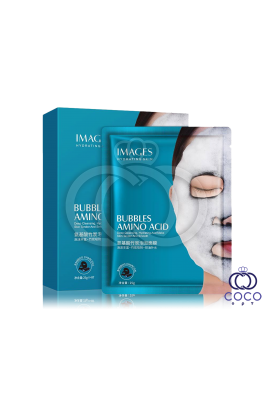 Очищающая пузырьковая маска с углем Images Bubbles Amino Acid Mask  поштучно