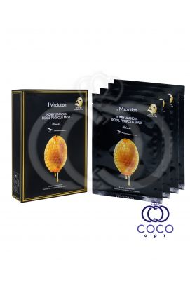 Тканевая восстанавливающая маска JMsolution Honey Luminous Royal Propolis Mask (10 штук)