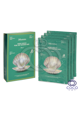Тканевая маска JMsolution Marine Luminous Pearl Deep Moisture Mask с жемчугом  ( 10 штук)