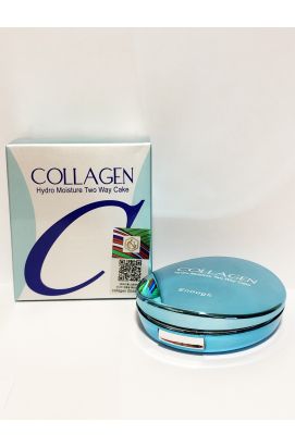 Увлажняющая пудра для лица с коллагеном Enough Collagen Hydro Moisture Two Way Cake № 13 + запаска УЦЕНКА