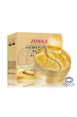 Гидрогелевые патчи Zhiduo Golden Moisturize Eye Mask с коллагеном и золотом 60 штук