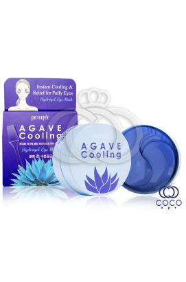 Гидрогелевые патчи под глаза  Petitfee Agave Cooling Hydrogel Eye Mask с экстрактом агавы