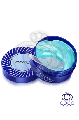 Гидрогелевые патчи Bioaqua Haemotococcus Pluvialis Eye Mask с красными водорослями 60 штук