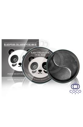 Гидрогелевые патчи Sersanlove Black Pearl Collagen Eye Gel Mask 60 штук