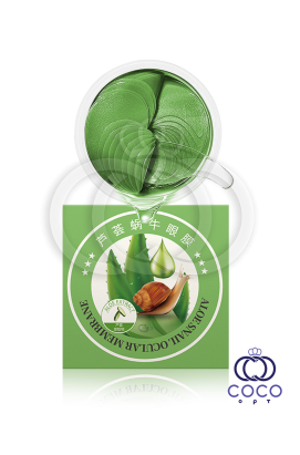 Гидрогелевые патчи Sersanlove Aloe Snail Ocular Membrane Eye Mask 60 штук