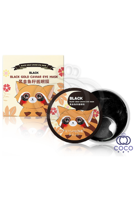 Гидрогелевые патчи Sersanlove Black Gold Caviar Hydrating Eye Mask 60 штук