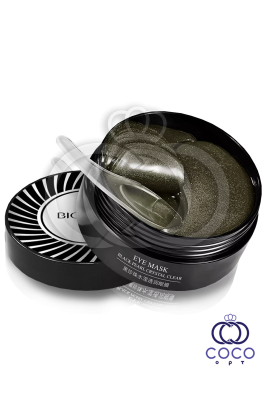 Гидрогелевые патчи под глаза с жемчугом Bioaqua Black Pearl Crystal Clear Eye Mask 60 штук