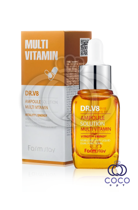 Ампульная сыворотка для лица FarmStay DR-V8 Ampoule Solution Multi Vitamin