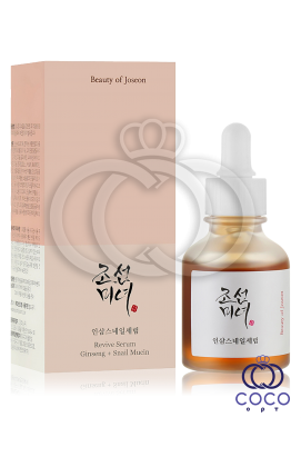 Восстанавливающая сыворотка с женьшенем и муцином улитки Beauty of Joseon - Ginseng + Snail Mucin 30ml
