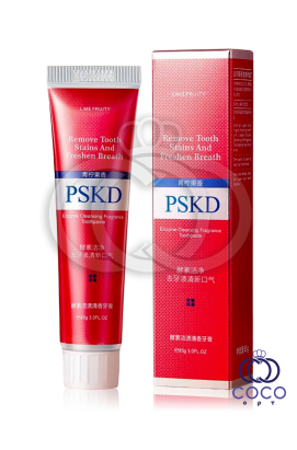 Отбеливающая зубная паста с энзимами PSKD Enzyme Cleansing Fragrance Toothpaste 85 G МЯТАЯ КОРОБКА