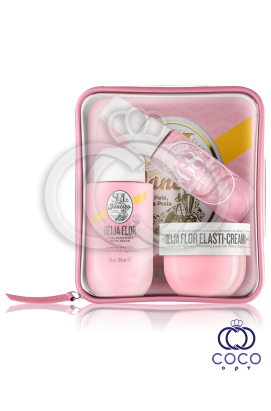 Подарочный набор Sol de Janeiro Beija Flor Jet Set дорожный набор (Крем 50ml + Гель Для Душа 90ml + Мист 30ml)