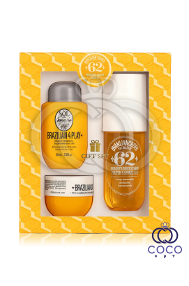 Подарочный набор Sol de Janeiro Brazilian Bum Bum (Крем 50ml + Гель Для Душа 90ml + Мист 90ml)